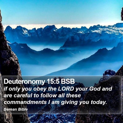 Deuteronomy 15:5 BSB Bible Verse Image