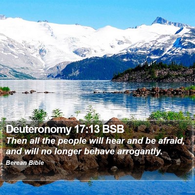 Deuteronomy 17:13 BSB Bible Verse Image