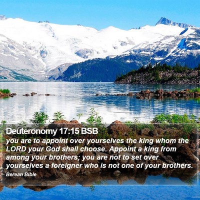 Deuteronomy 17:15 BSB Bible Verse Image