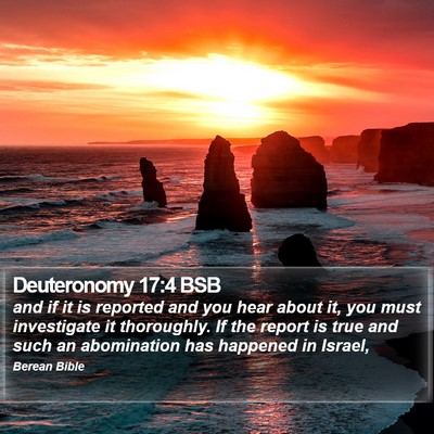 Deuteronomy 17:4 BSB Bible Verse Image