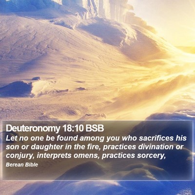 Deuteronomy 18:10 BSB Bible Verse Image