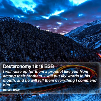 Deuteronomy 18:18 BSB Bible Verse Image