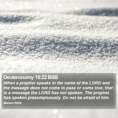 Deuteronomy 18:22 BSB Bible Verse Image