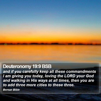 Deuteronomy 19:9 BSB Bible Verse Image