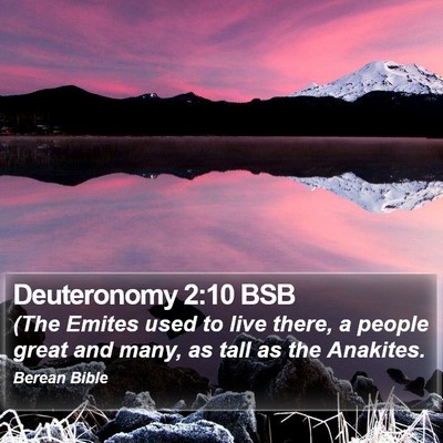 Deuteronomy 2:10 BSB Bible Verse Image