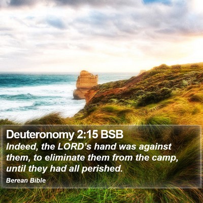 Deuteronomy 2:15 BSB Bible Verse Image