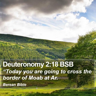 Deuteronomy 2:18 BSB Bible Verse Image