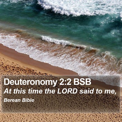 Deuteronomy 2:2 BSB Bible Verse Image