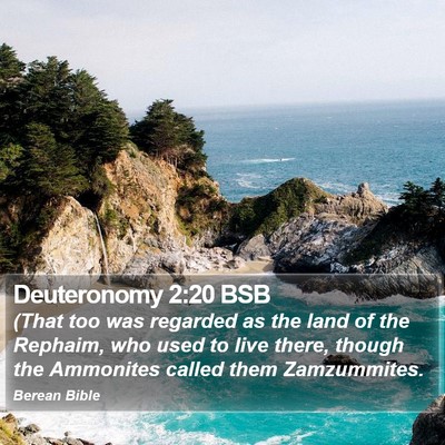 Deuteronomy 2:20 BSB Bible Verse Image