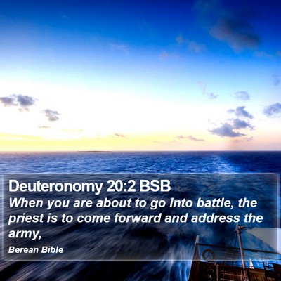 Deuteronomy 20:2 BSB Bible Verse Image
