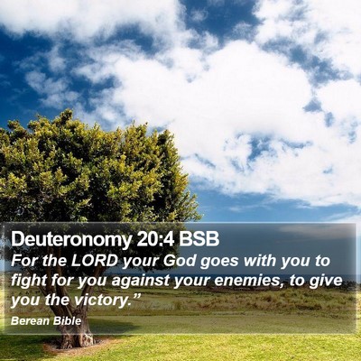 Deuteronomy 20:4 BSB Bible Verse Image