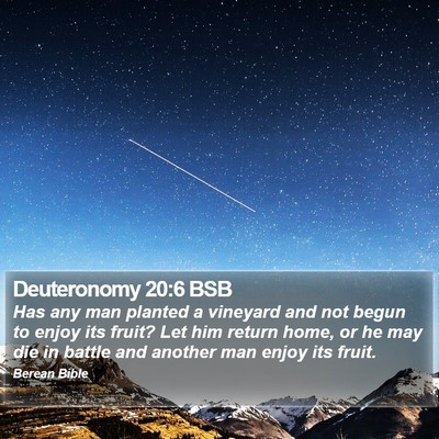 Deuteronomy 20:6 BSB Bible Verse Image