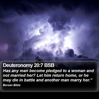 Deuteronomy 20:7 BSB Bible Verse Image