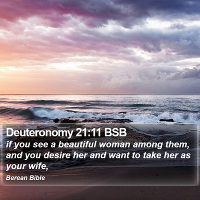 Deuteronomy 21:11 BSB Bible Verse Image