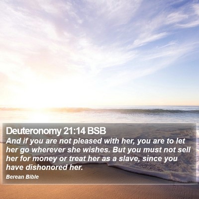 Deuteronomy 21:14 BSB Bible Verse Image