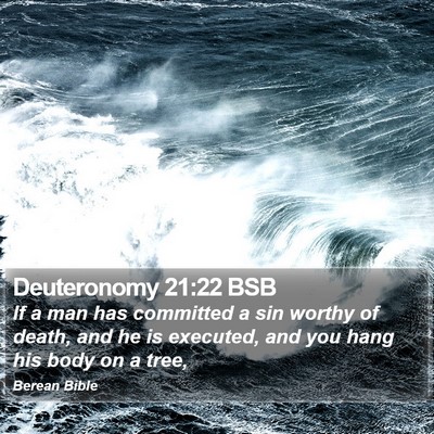Deuteronomy 21:22 BSB Bible Verse Image