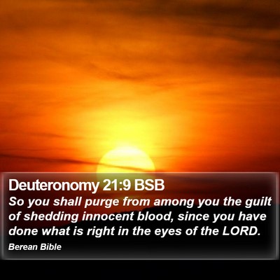 Deuteronomy 21:9 BSB Bible Verse Image