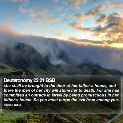 Deuteronomy 22:21 BSB Bible Verse Image