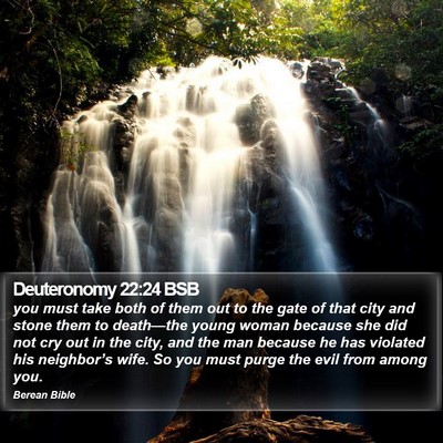 Deuteronomy 22:24 BSB Bible Verse Image