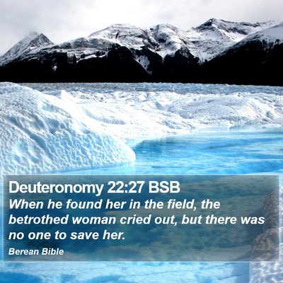 Deuteronomy 22:27 BSB Bible Verse Image