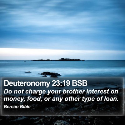 Deuteronomy 23:19 BSB Bible Verse Image