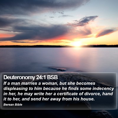 Deuteronomy 24:1 BSB Bible Verse Image