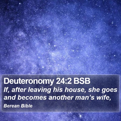 Deuteronomy 24:2 BSB Bible Verse Image