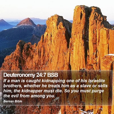 Deuteronomy 24:7 BSB Bible Verse Image