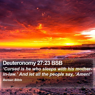 Deuteronomy 27:23 BSB Bible Verse Image