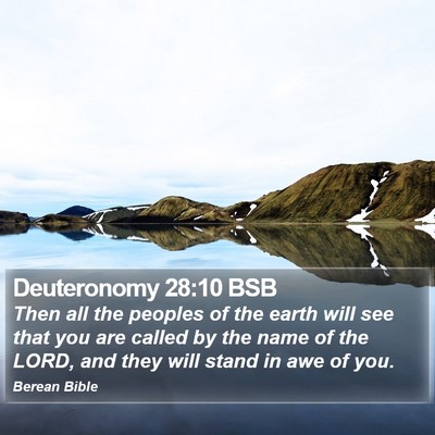 Deuteronomy 28:10 BSB Bible Verse Image