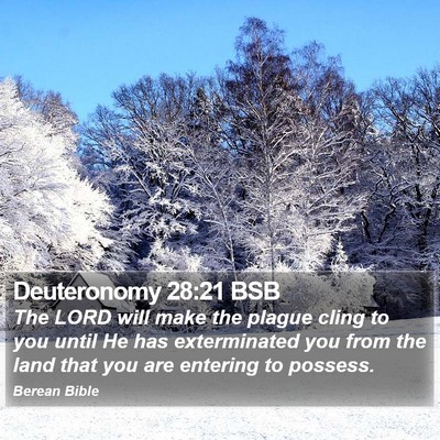 Deuteronomy 28:21 BSB Bible Verse Image