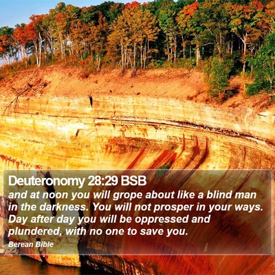 Deuteronomy 28:29 BSB Bible Verse Image