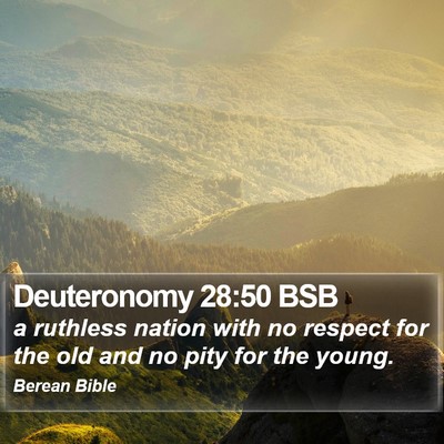 Deuteronomy 28:50 BSB Bible Verse Image
