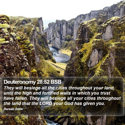Deuteronomy 28:52 BSB Bible Verse Image