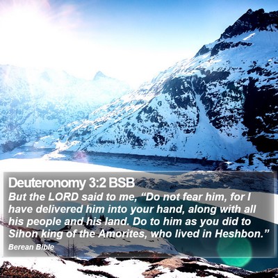 Deuteronomy 3:2 BSB Bible Verse Image