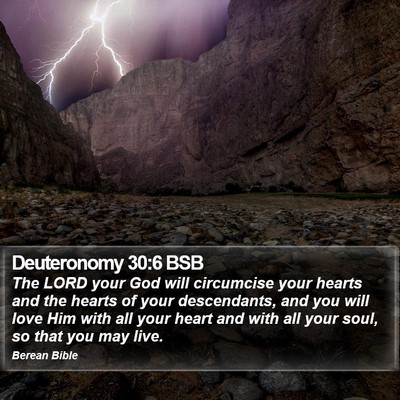 Deuteronomy 30:6 BSB Bible Verse Image