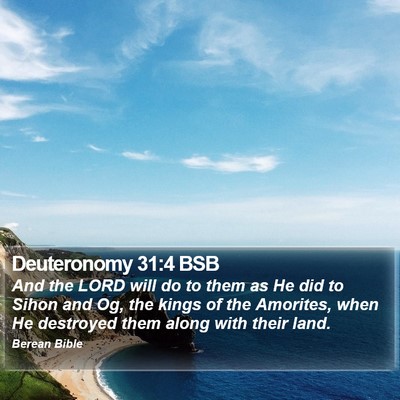 Deuteronomy 31:4 BSB Bible Verse Image