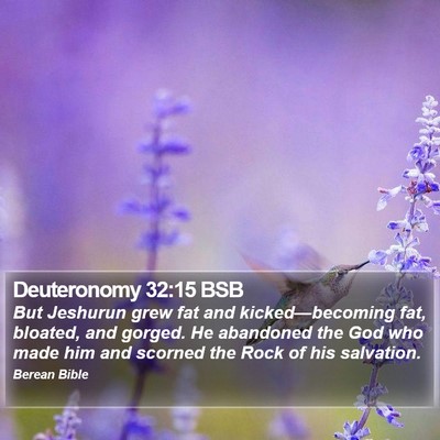 Deuteronomy 32:15 BSB Bible Verse Image
