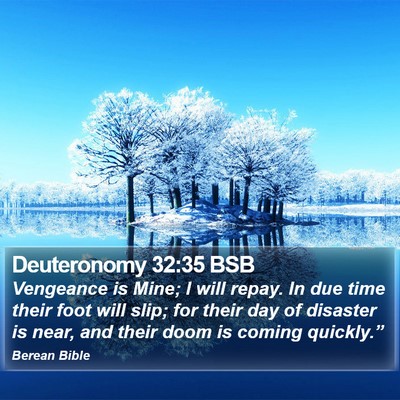 Deuteronomy 32:35 BSB Bible Verse Image