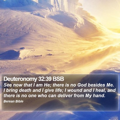 Deuteronomy 32:39 BSB Bible Verse Image