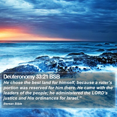 Deuteronomy 33:21 BSB Bible Verse Image