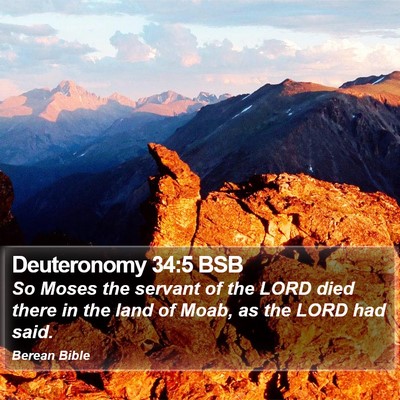 Deuteronomy 34:5 BSB Bible Verse Image