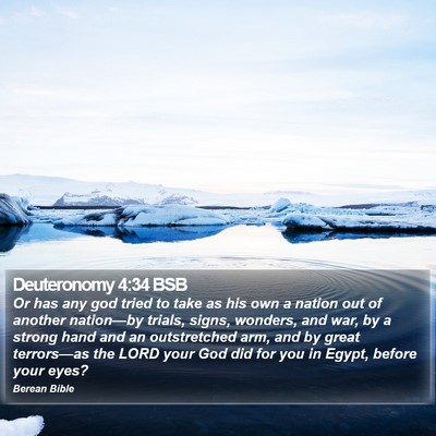 Deuteronomy 4:34 BSB Bible Verse Image