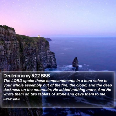 Deuteronomy 5:22 BSB Bible Verse Image