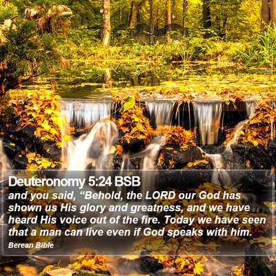 Deuteronomy 5:24 BSB Bible Verse Image