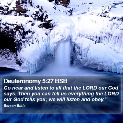 Deuteronomy 5:27 BSB Bible Verse Image