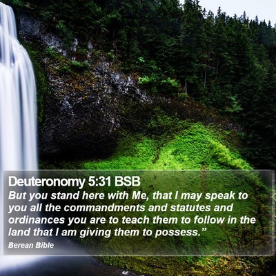 Deuteronomy 5:31 BSB Bible Verse Image