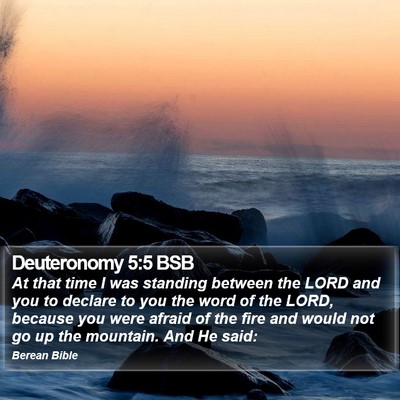 Deuteronomy 5:5 BSB Bible Verse Image