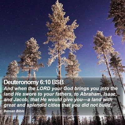 Deuteronomy 6:10 BSB Bible Verse Image