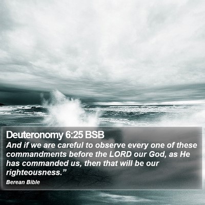 Deuteronomy 6:25 BSB Bible Verse Image